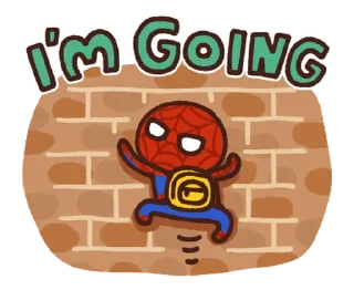 👋 emoji Marvel Chibis @AnimeLibrary_Stickers Telegram sticker 6 of 80