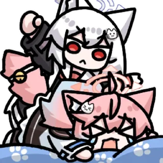 😭 emoji 千羽雺喵喵 @zhaxia_cn Telegram sticker 10 of 16