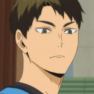 🖇️ emoji Ushijima Wakatoshi by @anime_stickersidn Telegram sticker 1 of 82