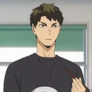 🖇️ emoji Ushijima Wakatoshi by @anime_stickersidn Telegram sticker 21 of 82