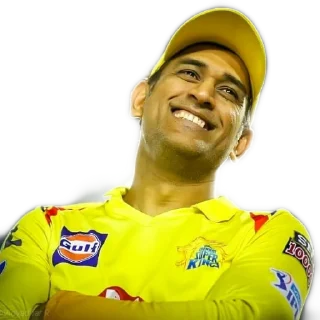 😊 emoji MS Dhoni @MePrakash27 Telegram sticker 14 of 120