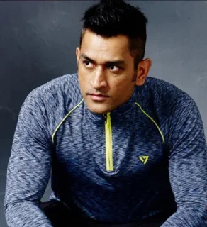 😤 emoji @stickersbag 😎 MS Dhoni 💖 Telegram sticker 15 of 60