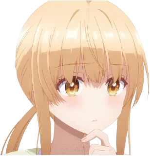 🤔 emoji Otonari no Tenshi-sama @Y2LAB (The Angel Next Door) Telegram sticker 15 of 29
