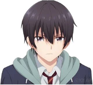 😠 emoji Otonari no Tenshi-sama @Y2LAB (The Angel Next Door) Telegram sticker 5 of 29