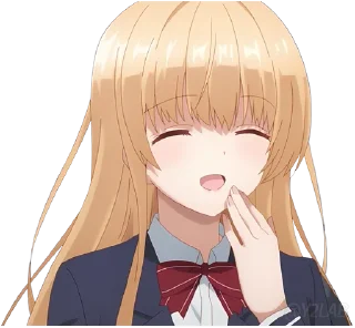 🤭 emoji Otonari no Tenshi-sama @Y2LAB (The Angel Next Door) Telegram sticker 1 of 29