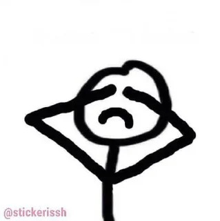 😍 emoji Stickmans | @stickerissh Telegram sticker 17 of 75