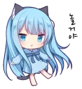 🤗 emoji Amashiro Natsuki 한국어(Korean) Telegram sticker 22 of 57