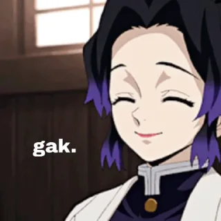☺ emoji shinobu kocho 🦋 Telegram sticker 14 of 45