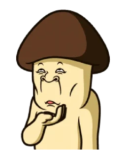 🍄 emoji Mushroomen 🍄 ⌇ @GIBRANSU Telegram sticker 5 of 40