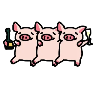 👯‍♀️ emoji 觀賞用連豬連狗腦魔 Telegram sticker 3 of 52