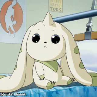 🤗 emoji @sticker_freehk 大耳獸 テリアモン Terriermon Telegram sticker 13 of 120
