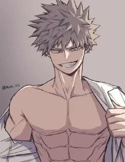 🥵 emoji Bakugou katsuki Telegram sticker 23 of 93