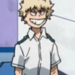 🖕 emoji Bakugou katsuki @auliakharie Telegram sticker 20 of 48
