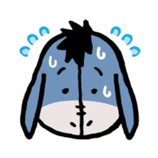 😅 emoji 小熊維尼 表情貼（nagano插畫版） Telegram sticker 19 of 40