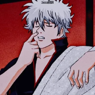 ❤️ emoji Sakata Gintoki ♡ @xvieravelyn Telegram sticker 10 of 71