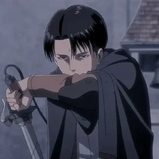 ⚔ emoji Levi ackerman Telegram sticker 14 of 30