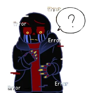 💙 emoji Error!Sans Telegram sticker 9 of 17