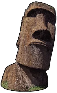 🗿 emoji Moai Telegram sticker 8 of 65