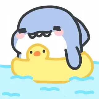 🦈 emoji 肥肥鲨 @zigou23 Telegram sticker 24 of 77