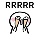 😫 emoji 毒毒醬 Telegram sticker 7 of 40
