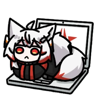 🚫 emoji 玉狐狸系列二 @zhaxia_cn Telegram sticker 21 of 120