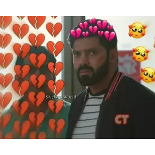 💔 emoji @StickersWorld_Offl Sad Stickers Telegram sticker 13 of 20
