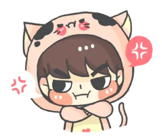 😠 emoji OH KITTEN & PUPPY B @bistic Telegram sticker 7 of 40