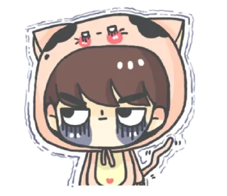 😭 emoji OH KITTEN & PUPPY B @bistic Telegram sticker 10 of 40