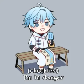 😅 emoji genshin on crack Telegram sticker 22 of 45