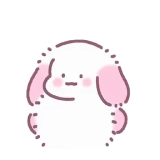😅 emoji @ikmut: Rabbits Diary. ♡ Telegram sticker 22 of 24