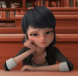 💙 emoji Marinette @Nyion_chan Telegram sticker 23 of 27
