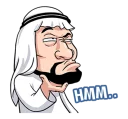 🤔 emoji Handsome Uncle Telegram sticker 14 of 85