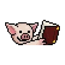 📕 emoji LIHKG Pig PX @lihkg_official Telegram sticker 19 of 44