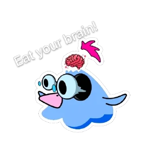 🫥 emoji SackBird Telegram sticker 7 of 35