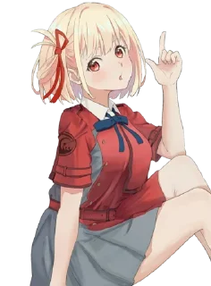 😍 emoji Lycoris Recoil @Anak_kucing_stiker Telegram sticker 9 of 35