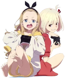 😍 emoji Lycoris Recoil @Anak_kucing_stiker Telegram sticker 14 of 35