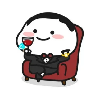 🍷 emoji Quby 🍃🌸 @Opstickerpacks 🌟💖 Telegram sticker 17 of 63