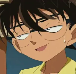 🙃 emoji Edogawa Conan @Ran_nee_chan Telegram sticker 8 of 30