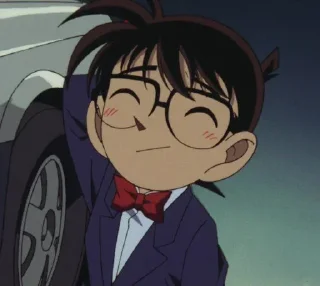 😋 emoji Edogawa Conan @Ran_nee_chan Telegram sticker 17 of 30