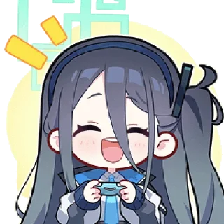 🔓 emoji 蔚蓝档案1 @zhaxia_cn Telegram sticker 22 of 112
