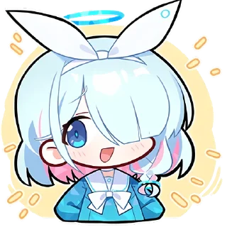 ☺️ emoji 蔚蓝档案 QQ @tsugumi42 Telegram sticker 12 of 97