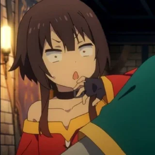 🍙 emoji Megumin - @Animecouplegallery Telegram sticker 23 of 25