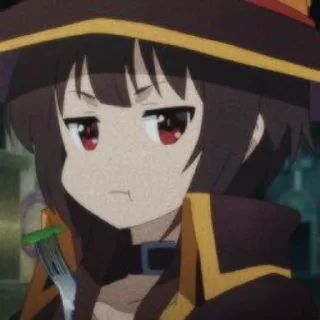 🍙 emoji Megumin - @Animecouplegallery Telegram sticker 19 of 25