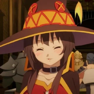 🍙 emoji Megumin - @Animecouplegallery Telegram sticker 15 of 25