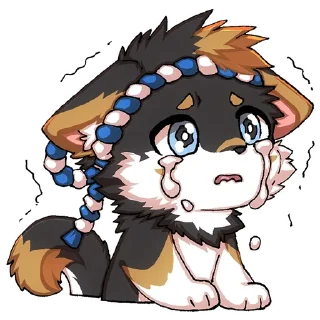 😭 emoji 弥卡MIKA Telegram sticker 13 of 32