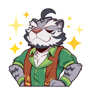 ✨ emoji Zeloen 老虎泽罗恩 Telegram sticker 14 of 32