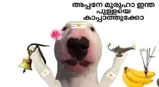 🙏 emoji doge malayalam Telegram sticker 1 of 120