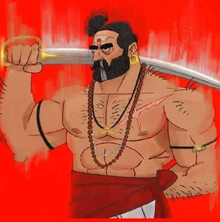⛓ emoji The Malayāla Kshatriya Quintessential Sticker Set. Telegram sticker 5 of 25