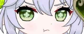 😒 emoji 纳西妲 (@HBcao) Telegram sticker 9 of 61