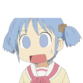 Sticker from Nichijou @animestickerchannel